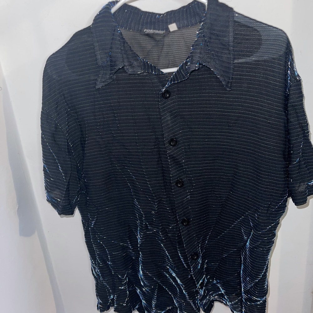 Tinsel Button Up
